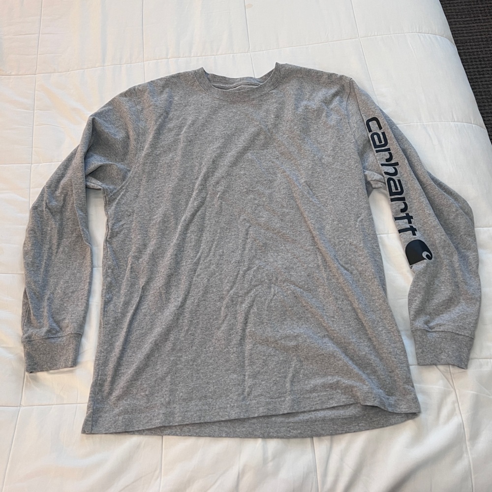 Carhartt LOOSE FIT HEAVYWEIGHT LONG-SLEEVE LOGO SLEEVE GRAPHIC T-SHIRT